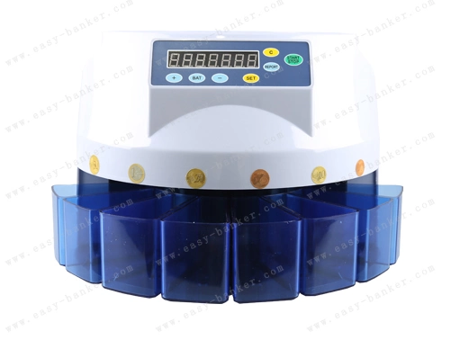 CS-5507 Digital Manual Coin Counter Plastic Coin Sorter Coin Sorting Counting Machine