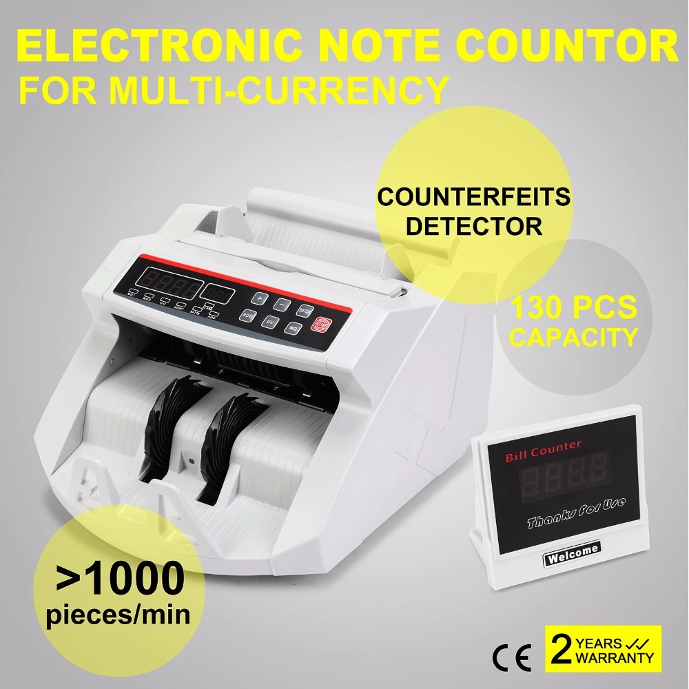 Counterfeit Detector, Good Quality with Smart Function of Money Counter, Money Detector Counterfeit Detector, Banknote Detector Counter, Banknote Counter