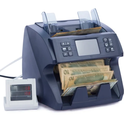 大型TFTディスプレイを搭載した貨幣計数機・紙幣計数機